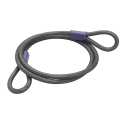  820406 FlexSecurity Double Looped Steel Cable