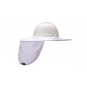 Pyramex HPSHADEC Collapsible Hard Hat Brim with Neck Shade