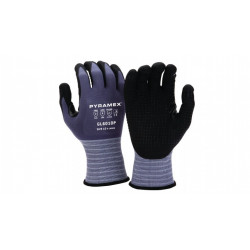 Pyramex GL601DP Micro-Foam Nitrile Gloves w/Dotted Palms