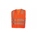 Pyramex RVZ2620 Type R - Class 2 Hi-Vis Orange Safety Vest w/2 Stripes, Size 5X Large