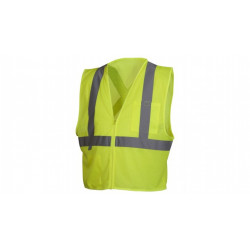 Pyramex RCZ2110 Hi-Vis Lime Safety Vest w/Reflective Tape