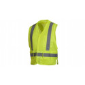 Pyramex RCA2510 Type R - Class 2 Hi-Vis Lime Safety Vest w/Reflective Tape