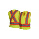 Pyramex RCA2710SE Hi-Vis Lime Safety Vest - Self Extinguishing
