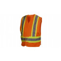 Pyramex RCA2720SE Type R - Class 2 Self Extinguishing Hi-Vis Orange Safety Vest