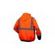 Pyramex RSZH3320 Class 3 Hi-Vis Orange Premium Zipper Sweatshirt