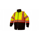 Pyramex RCP3210 Type R - Class 3 Hi-Vis Lime Canadian Parka
