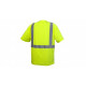Pyramex RTS2110B Hi-Vis Lime T-Shirt w/Black Bottom