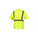 Pyramex RTS2110NP Hi-Vis Lime T-Shirt - No Pocket