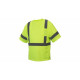 Pyramex RTS3310 Class 3 Hi-Vis Lime T-Shirt