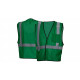 Pyramex RV1235 Green Vest- Enhanced Visibility w/Reflect