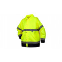 Pyramex RRWJ3110 PU/Poly Premium Hi-Vis Rainwear Jacket