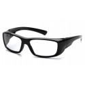 Pyramex SB7910DRX Emerge Clear Lens Safety Glasses w/Black Frame