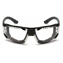 Pyramex SBG96 Endeavor Plus Safety Glasses- Black & Gray Temples with Foam Padding