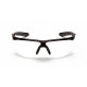 Pyramex SBG10 Flex-Lyte Safety Glasses w/Black & Gray Frame