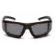 Pyramex SB10 Fyxate Safety Glasses w/Black Temples- Foam Padding