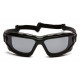 Pyramex SB70 I-Force Safety Glasses Dual Pane w/Black Temples/Strap