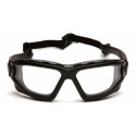 Pyramex SB70 I-Force Slim Safety Glasses Dual Pane w/Black Temples/Strap