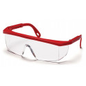 Pyramex SR410S Integra Safety Glasses w/Red Frame