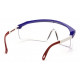 Pyramex SNWR410S Integra Safety Glasses w/Red, White & Blue Frame