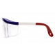 Pyramex SNWR410S Integra Safety Glasses w/Red, White & Blue Frame