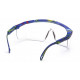 Pyramex SM410S Integra Safety Glasses w/Mixed Blue Frame