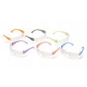 Pyramex S4110SNMP Mini Intruder Clear Lens Safety Glasses w/Assorted Temple Colors