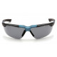 Pyramex SNC48 Reatta Safety Glasses w/Blue & Charcoal Frame