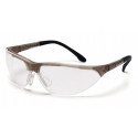 Pyramex SCG2810ST Rendezvous Clear H2X Anti-Fog Safety Glasses w/Crystal Gray Frame