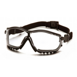 Pyramex GB18 V2G Safety Glasses w/Black Strap/Temples