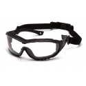 Pyramex SB103 V3T Safety Glasses w/Black Temples and Strap