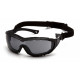 Pyramex SB103 V3T Safety Glasses w/Black Temples/Strap