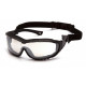 Pyramex SB103 V3T Safety Glasses w/Black Temples/Strap