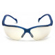 Pyramex SMB18 Venture II Safety Glasses w/Metallic Blue Frame