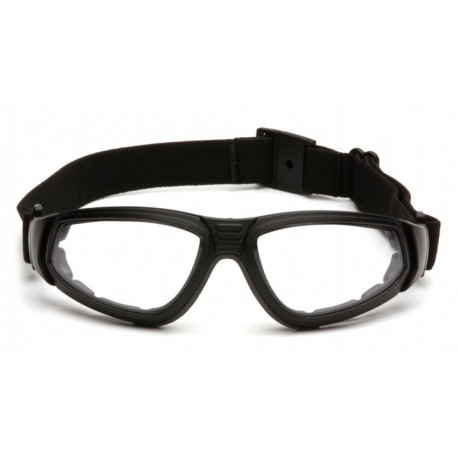 Pyramex GB40 XSG Safety Glasses w/Black Strap/Temples