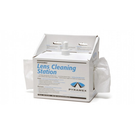 Pyramex LCS10 Lens Cleaning Station w/8 Oz Cleaning Solution/600 Tissues