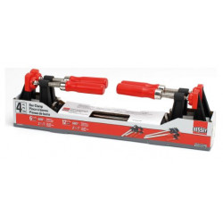 Bessey GSCC4PK-C Set, Clutch Style Bar Clamps (2 x 6 IN, 2 x 12 IN)