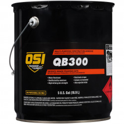 OSI 827629 QB300 Multi-Purpose Construction Adhesive - Metal pail