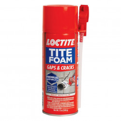 Loctite 1988753 Tite Foam Gaps & Cracks Sealant, 12oz, Finish-White