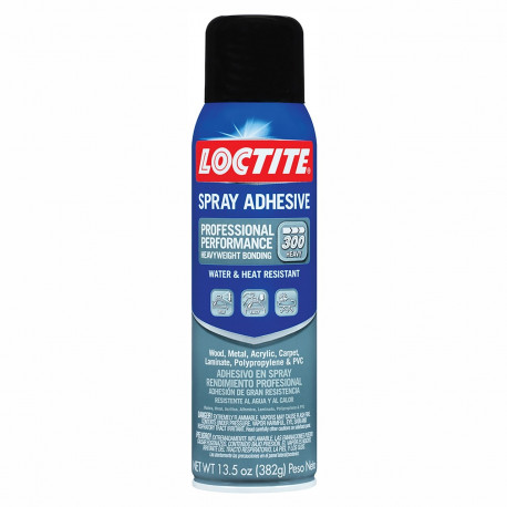 Loctite 2267077 Spray Adhesive Professional Performance 300, 13.5 oz, Finish-Clear