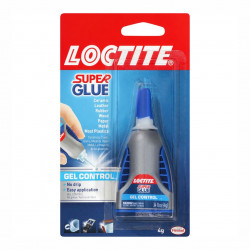 Loctite 1364076 Super Glue Gel Control, 4g Bottle, Finish-Clear