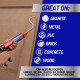 Loctite 1989550 Power Grab Ultimate Construction Adhesive, 9 oz, Finish-White