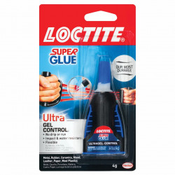 Loctite 1363589 Super Glue Control Ultra Gel, 4g Bottle, Finish-Clear