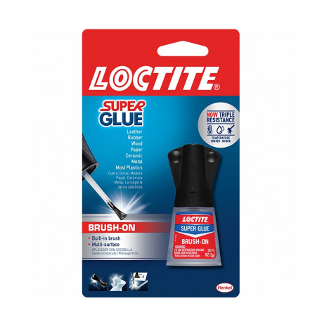 Loctite 852882 Super Glue Brush On, 5g Brush, Finish-Clear