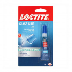 Loctite 233841 Glass Glue, 2g Tube, Finish-Clear