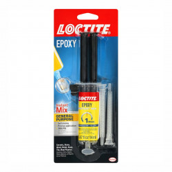 Loctite 1366072 Instant Mix 1 Minute Epoxy, 0.47 oz, Finish-Trans/Yellow