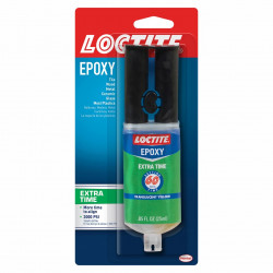 Loctite 1405603 Epoxy Extra Time, 0.85 oz Syringe, Finish-Trans/Yellow