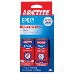 Loctite 1365736 Epoxy Heavy Duty, 8 oz Bottle, Finish-Trans/Yellow