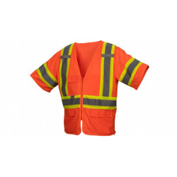 Pyramex RVZ3620 Mesh Surveyor Orange Safety Vest