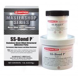 Abatron SSPK1L SS-Bond P, Stainless-Steel-Filled Epoxy Structural Adhesive Putty, 1 Pound Kit