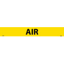 AccuformNMC RPK119 ASME (ANSI) Pipe Marker, Yellow, Air